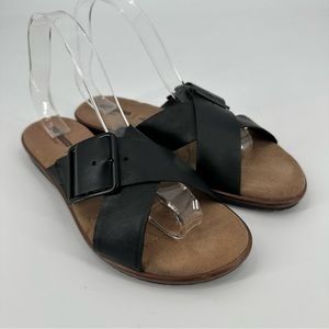 Clarks Black and Brown Women's Sandals